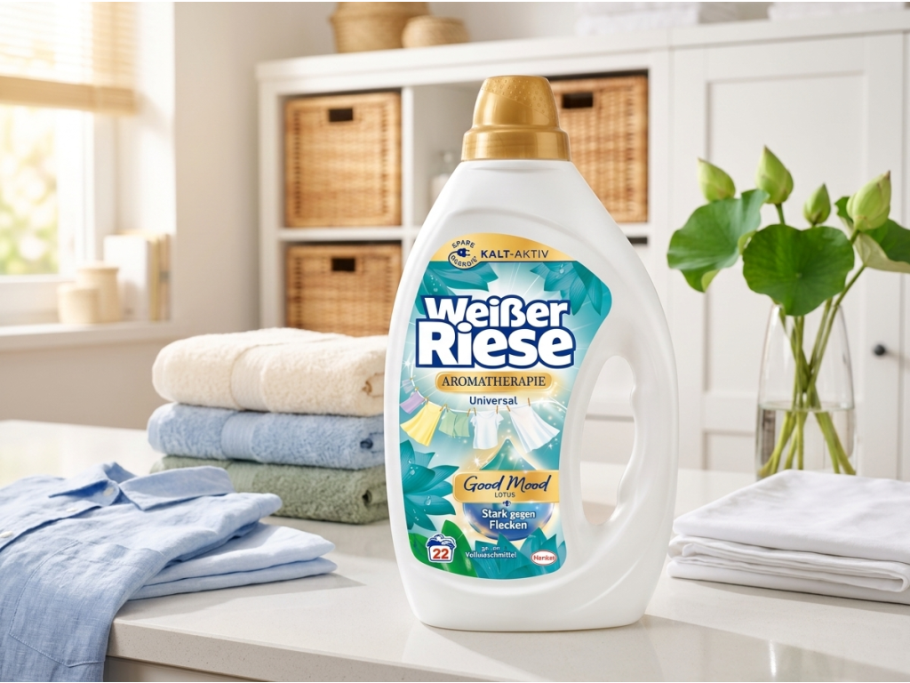 Weisser Riese Lotus gel v čisté prádelně