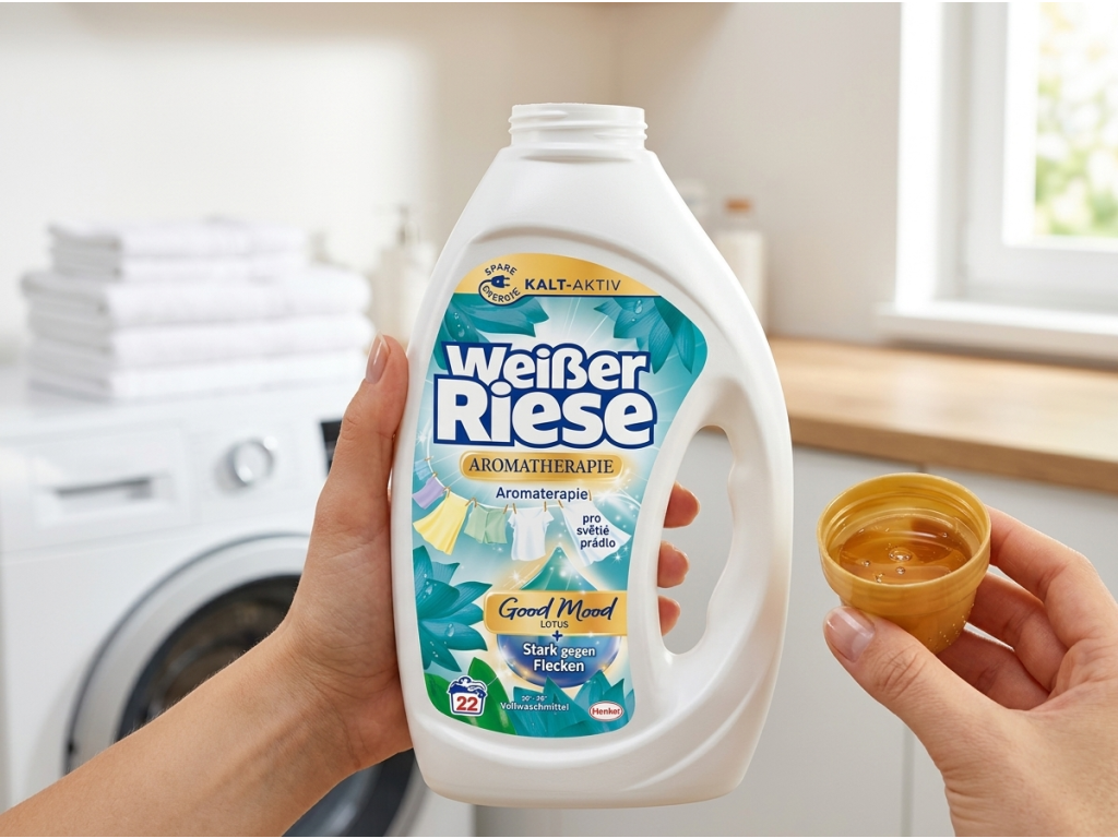 Weisser Riese Lotus gel v ruce