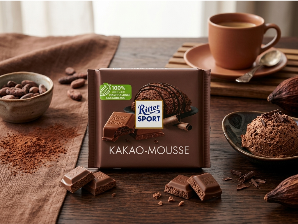 Ritter Sport Kakao-Mousse kakaové servírování