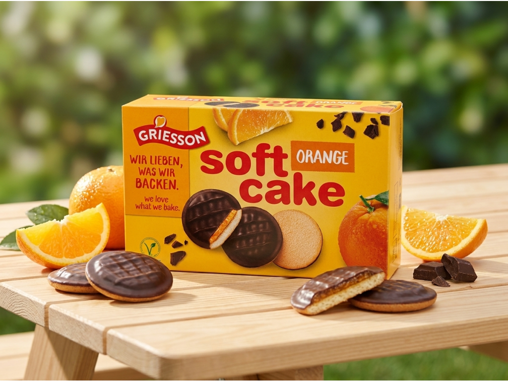 Griesson Soft Cake Orange s pomerančem a čokoládou