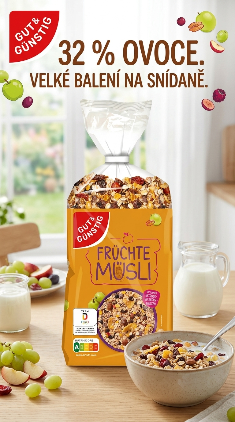 G&G ovocné müsli - lifestyle poster