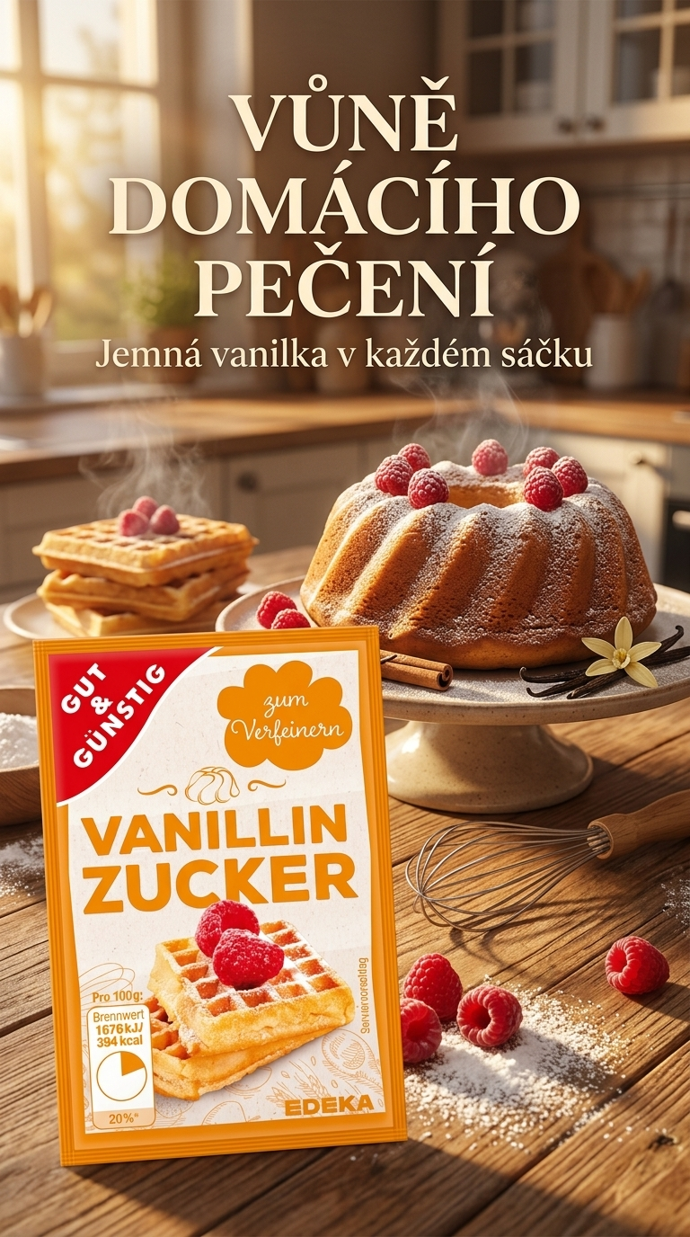 G&G vanilinový cukr - vůně domácího pečení