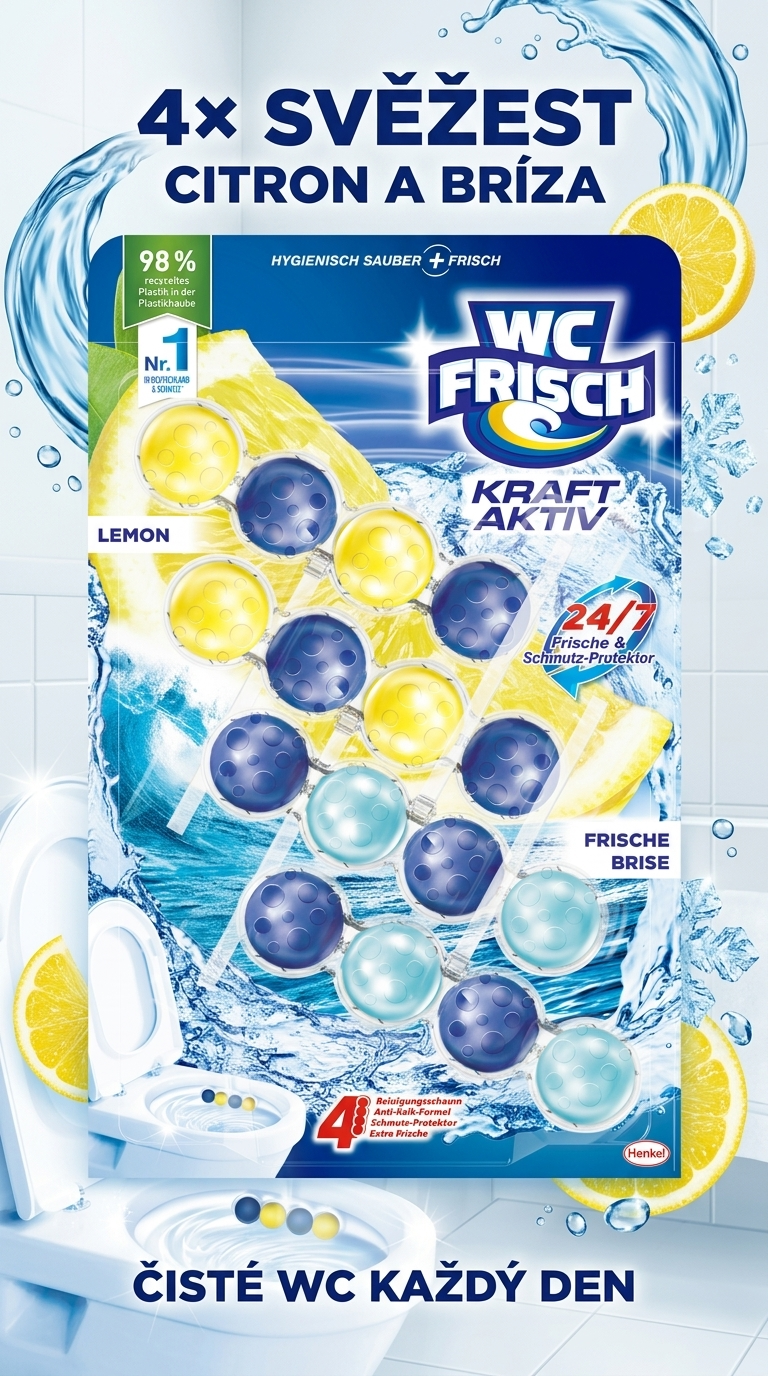 WC Frisch Lemon Frische Brise - lifestyle poster