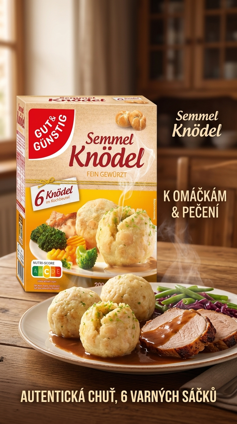 G&G houskové knedlíky - lifestyle poster