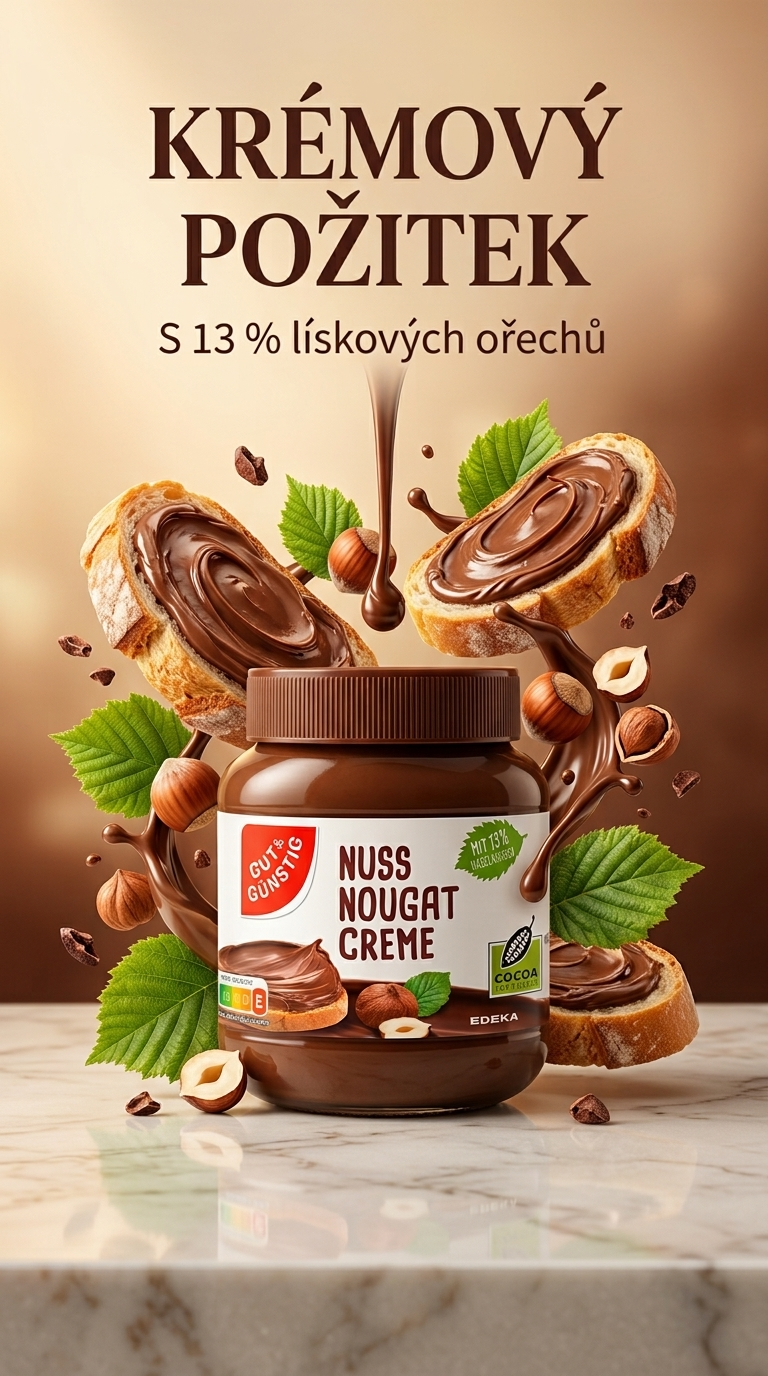 G&G Oříškový nugátový krém 400g - lifestyle poster