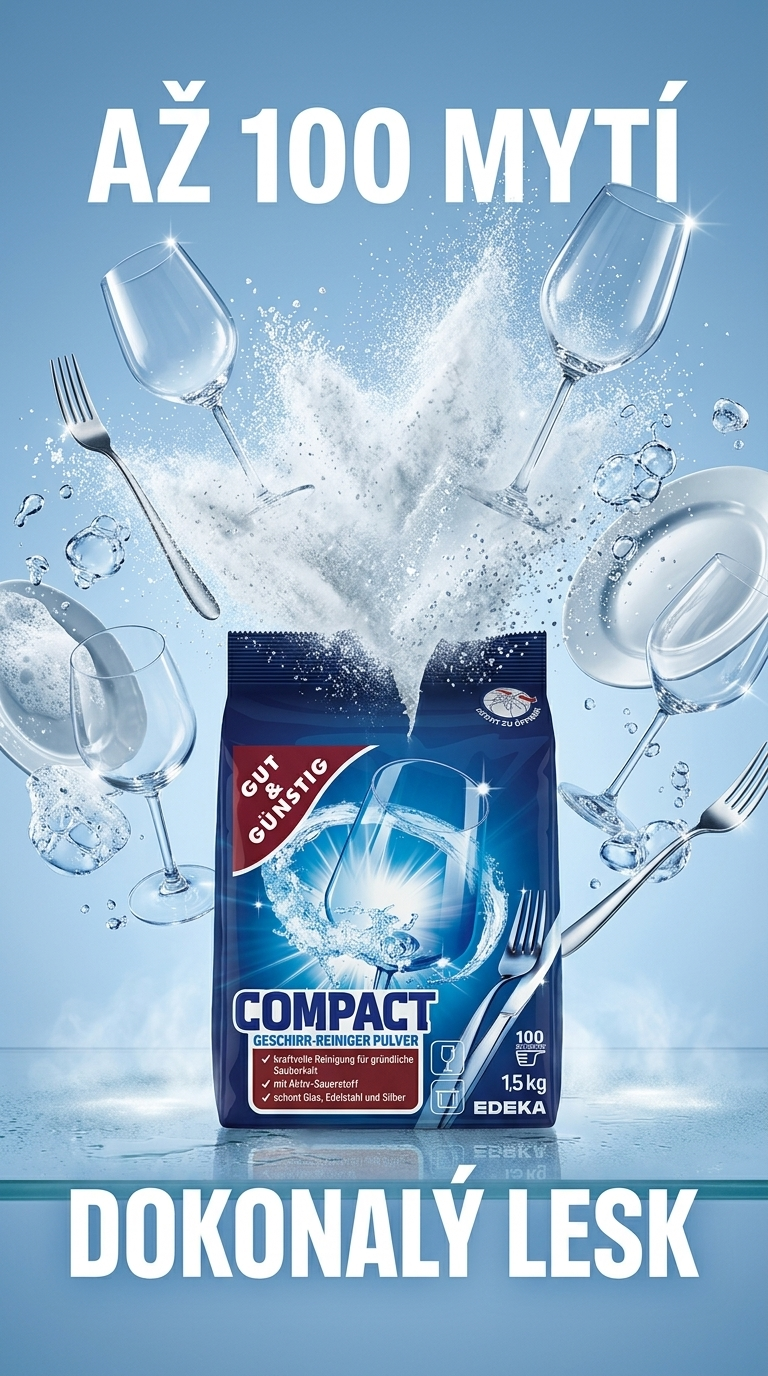 G&G Compact prášek do myčky - lifestyle poster