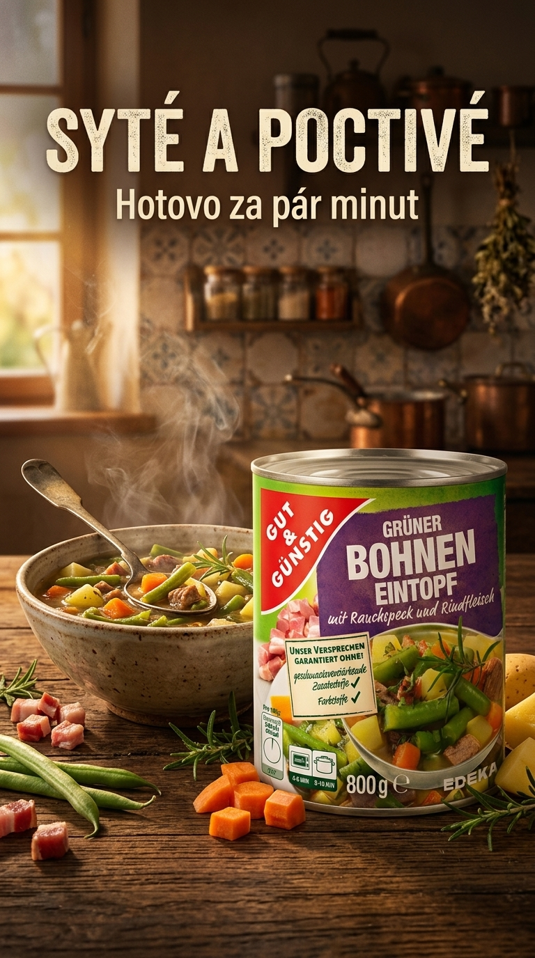 G&G fazolový eintopf - poctivé sytě jídlo