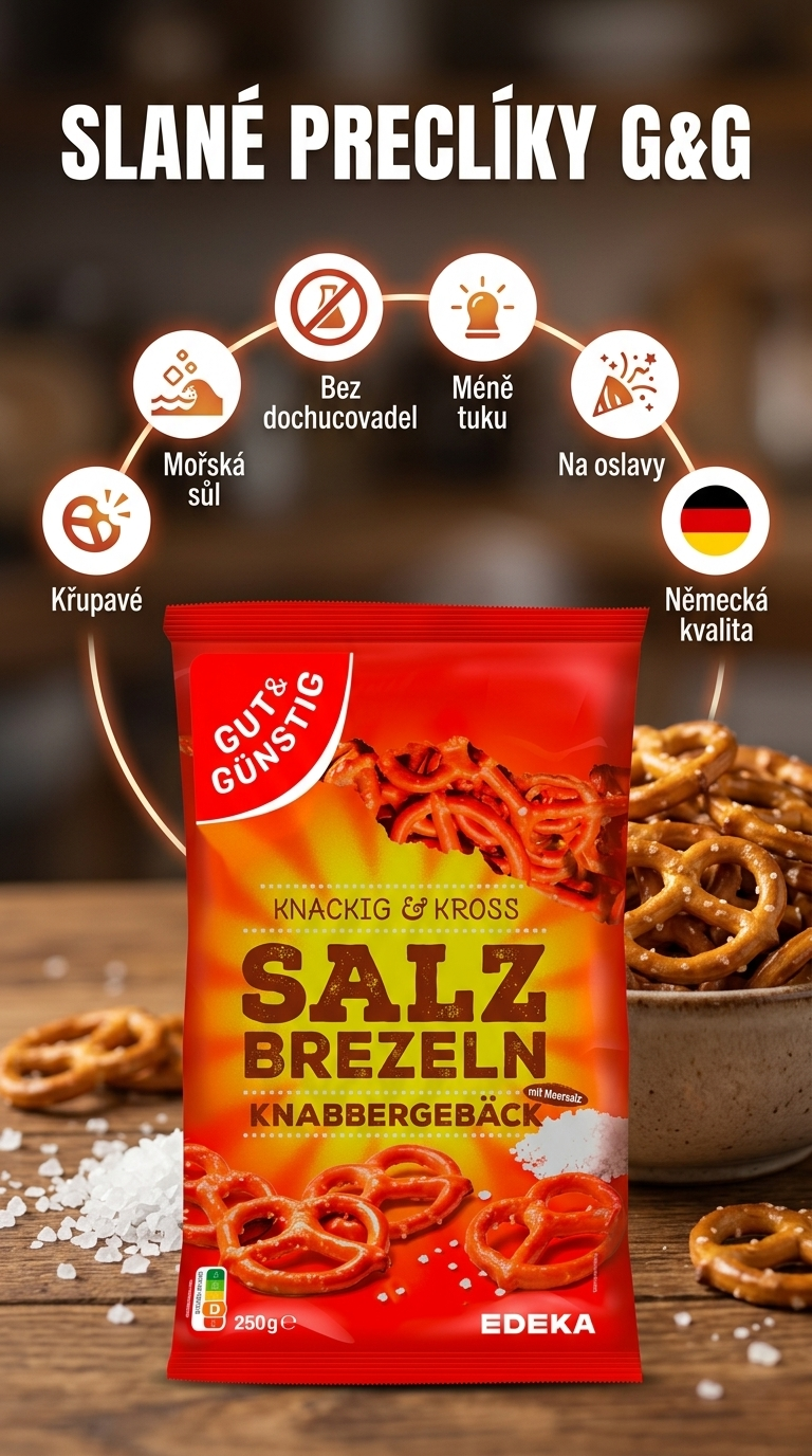 G&G Slané tyčinky 250g - mobilní infografika