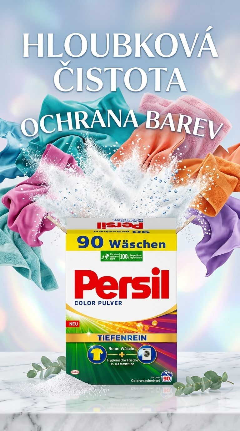 Persil Color prášek na praní - hloubková čistota a ochrana barev