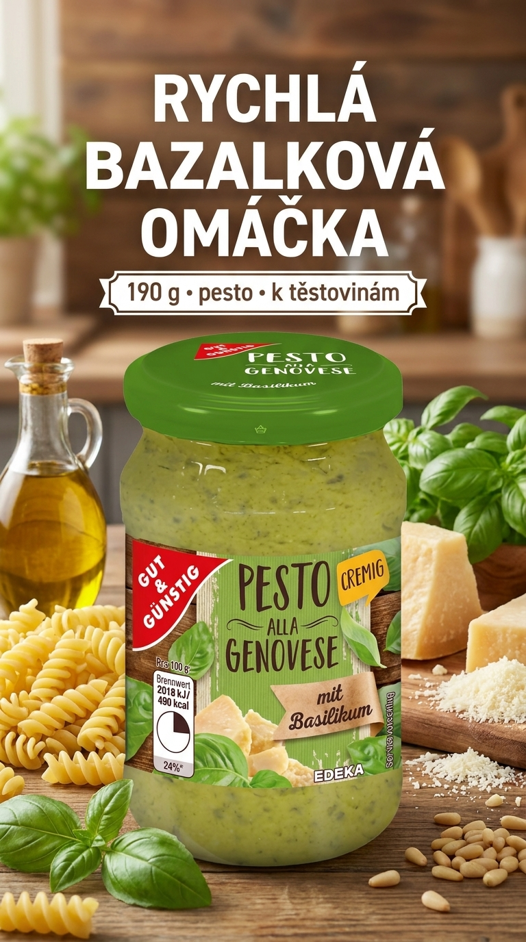 G&G bazalkové pesto - lifestyle poster