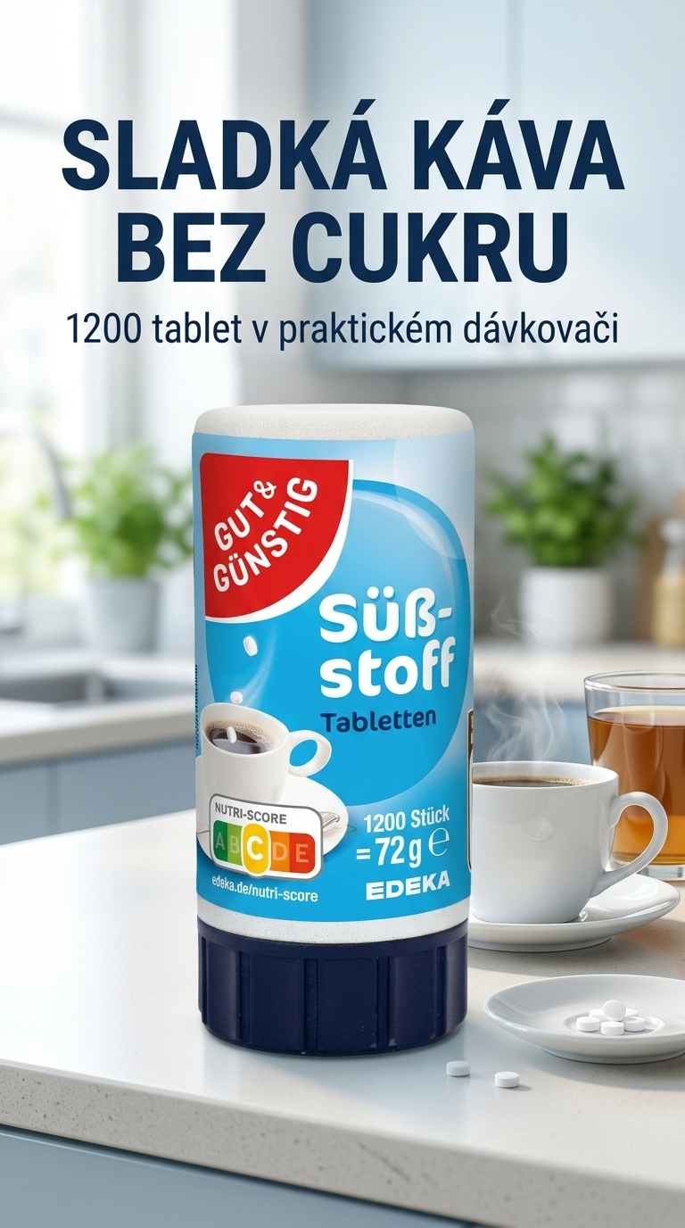 G&G Sladidlo s dávkovačem 1200 tablet - lifestyle poster