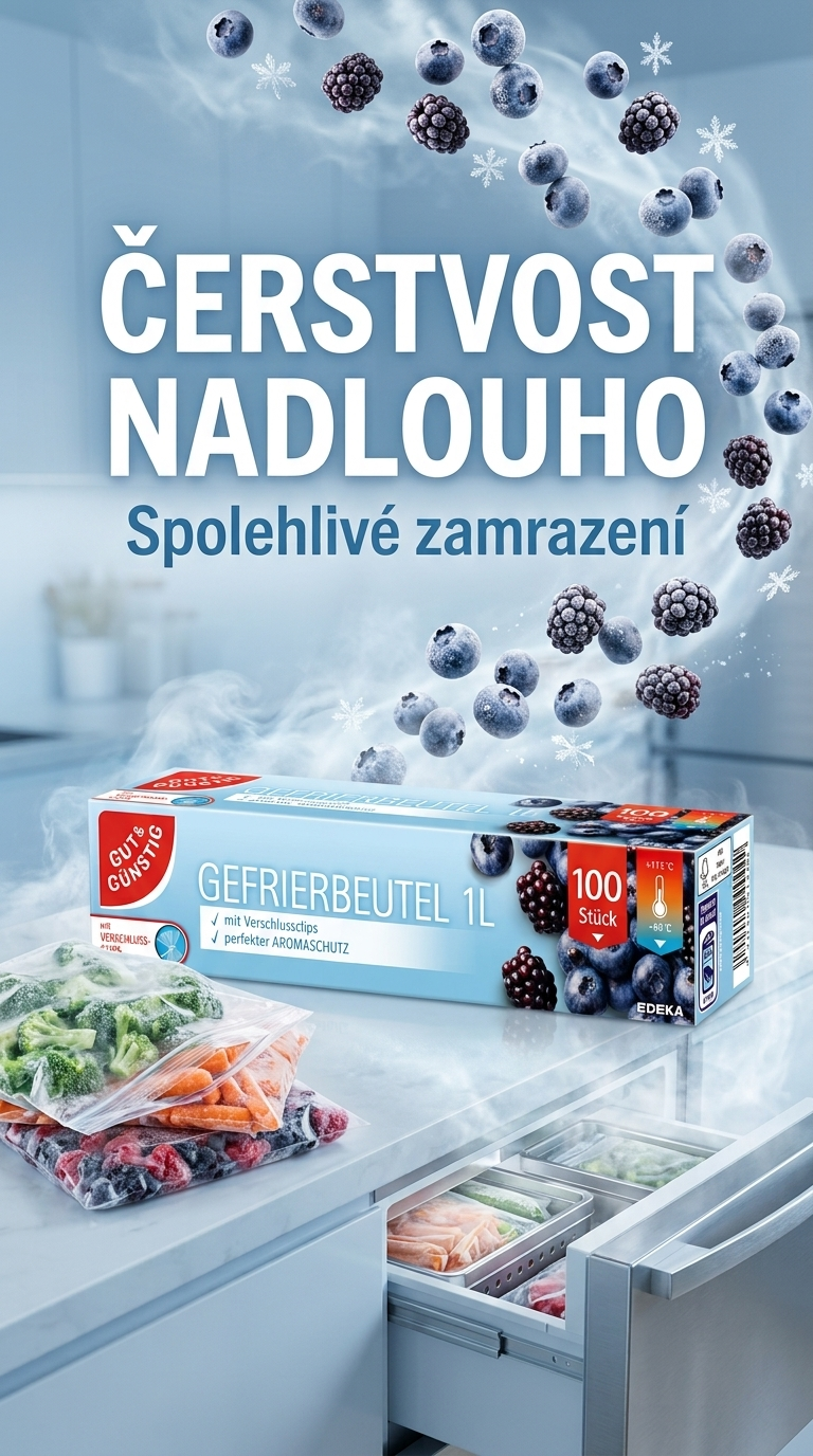 G&G zamrazovací sáčky 1 l - čerstvost nadlouho
