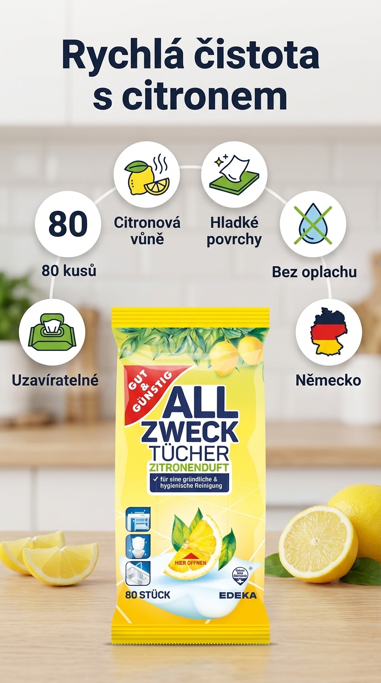 G&G hygienick? vlh?en? ubrousky 80 ks - mobiln? infografika