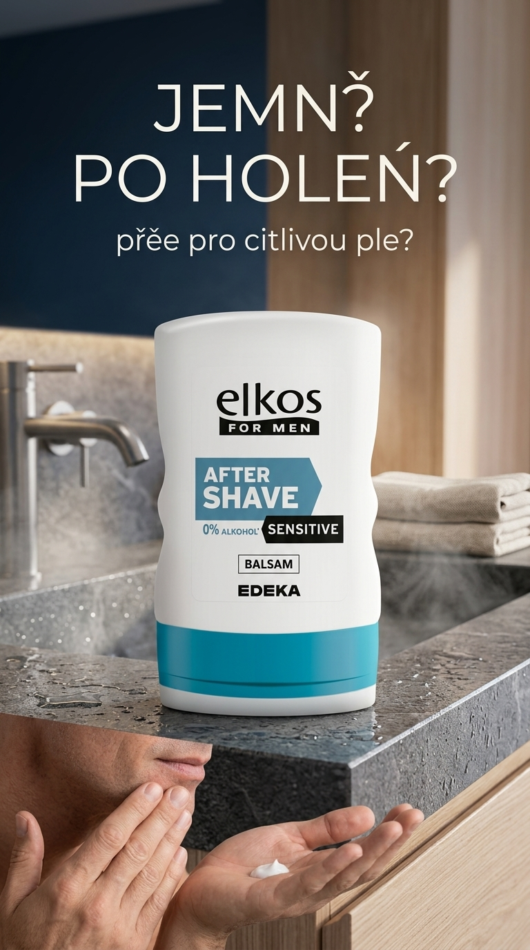 Elkos Sensitive balzám po holení 100 ml - lifestyle poster