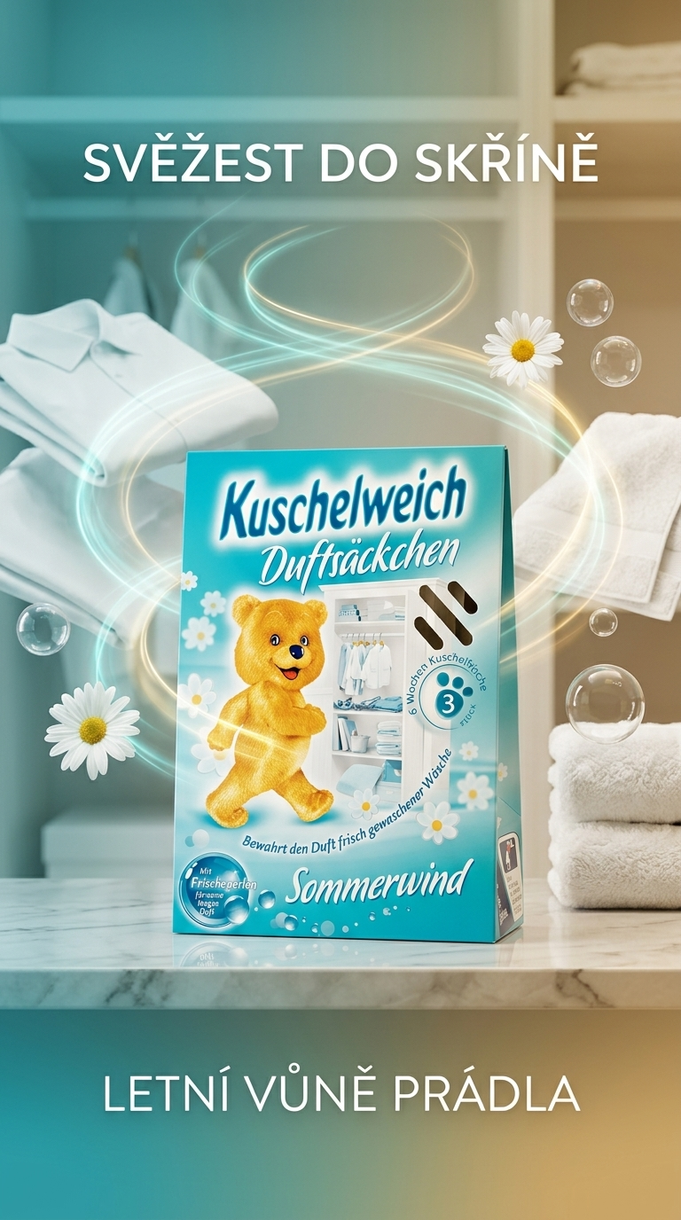 Kuschelweich Sommerwind vonné sáčky do skříně 3 ks - lifestyle poster