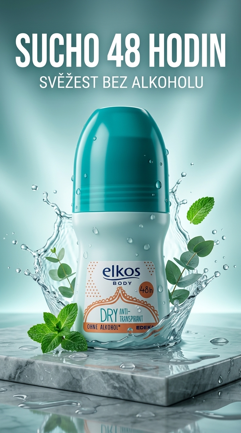 Elkos Dry antiperspirant - svěžest 48 hodin