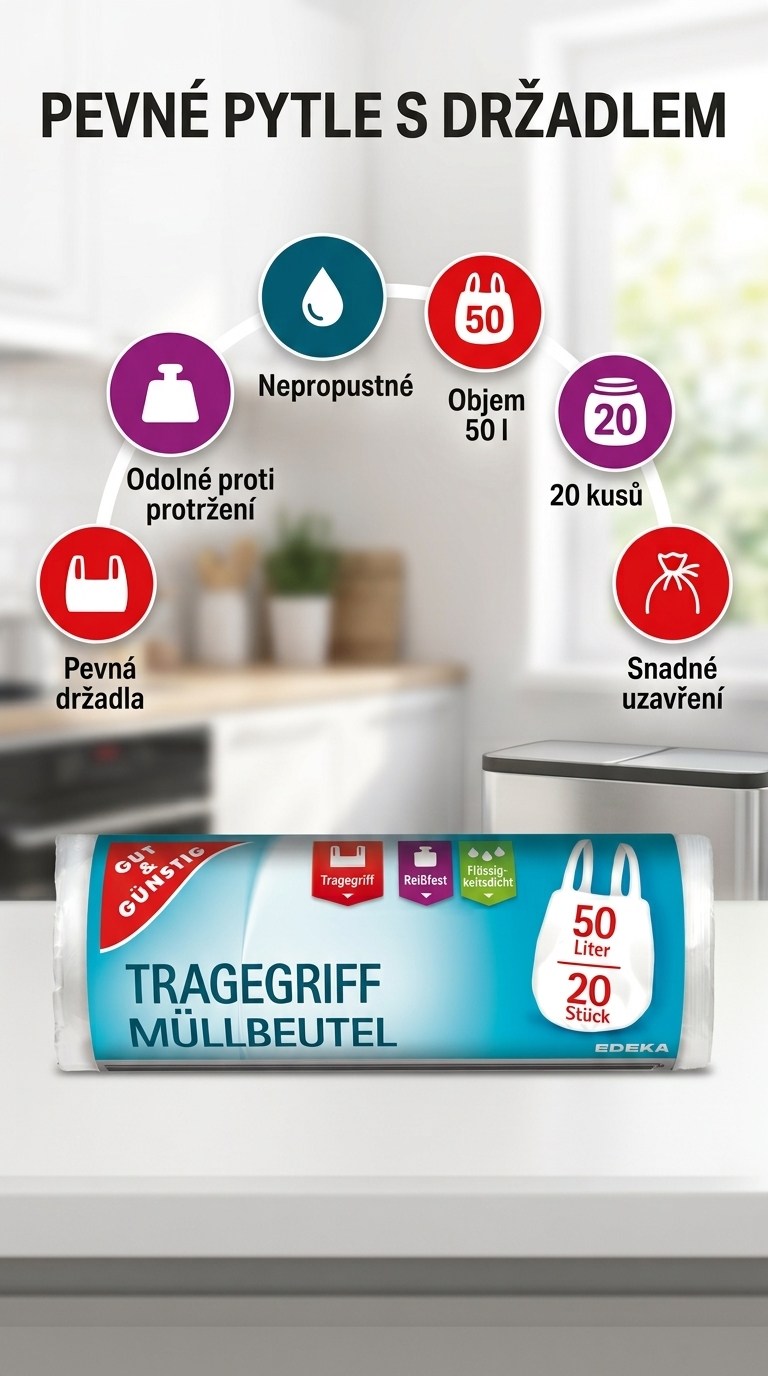 G&G pytle na odpadky s držadlem - mobilní infografika