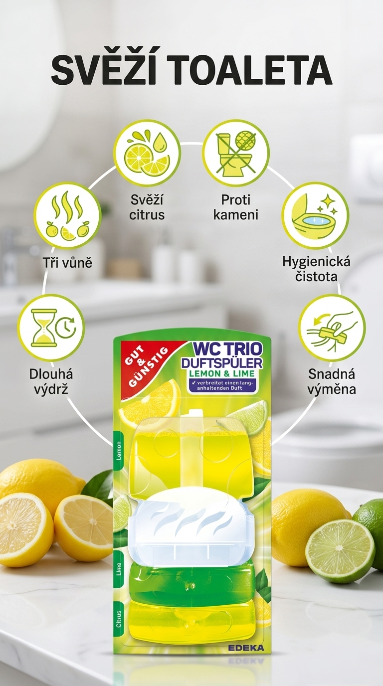 G&G WC TRIO Lemon & Lime - mobilní infografika