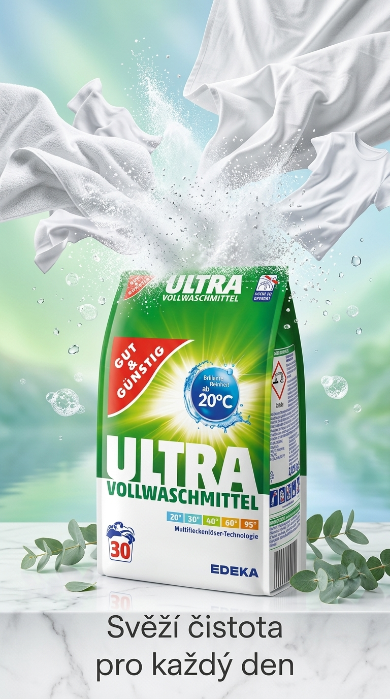 G&G Ultra univerzální prací prášek - lifestyle poster