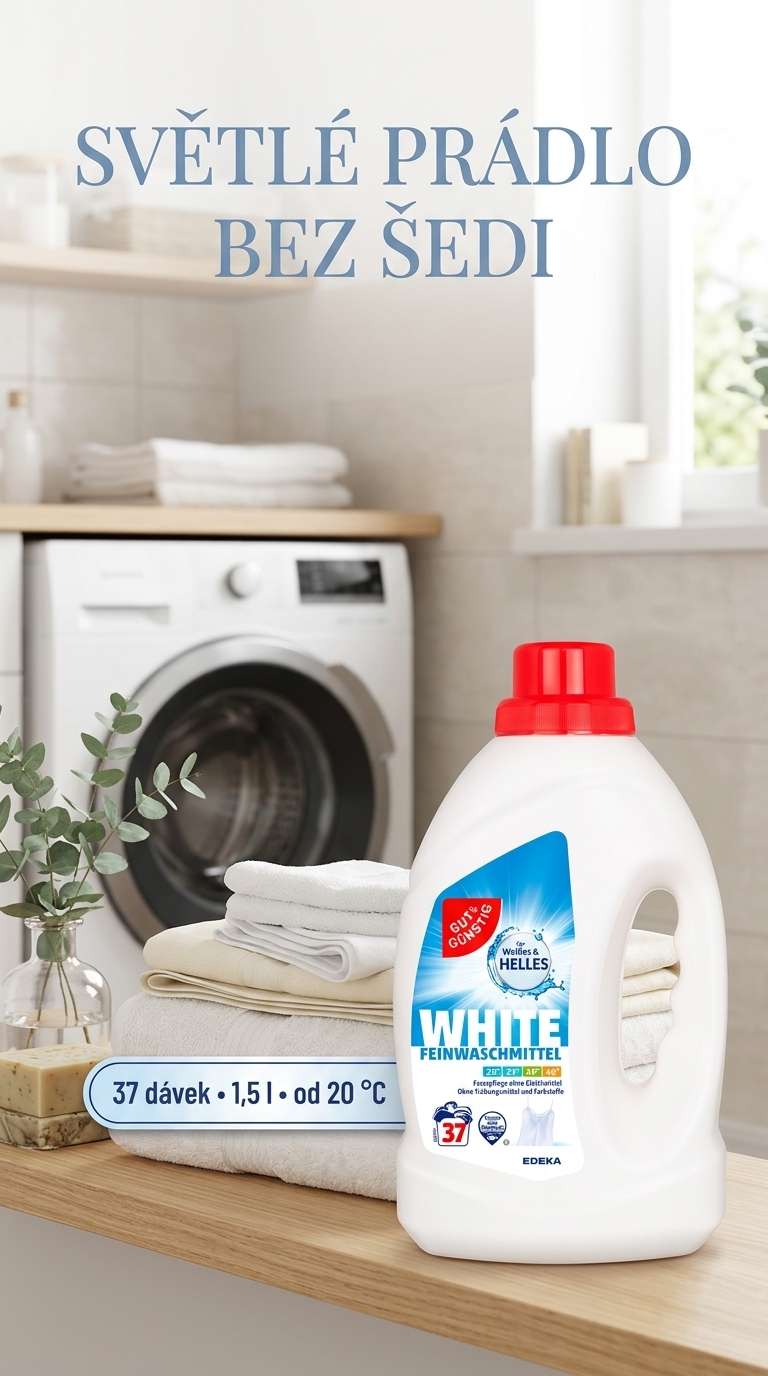 G&G prací gel White - lifestyle poster