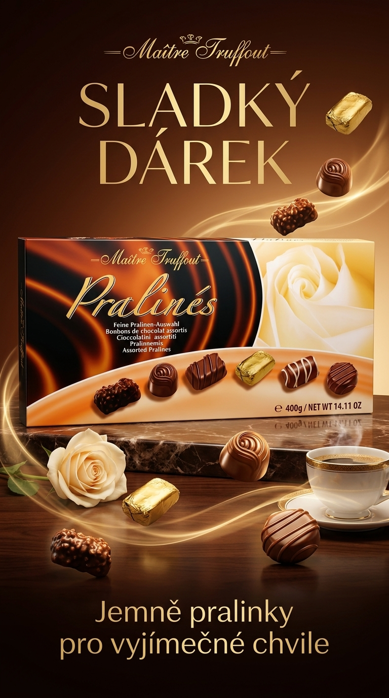 Truffout Exquisite pralinky - sladký dárek