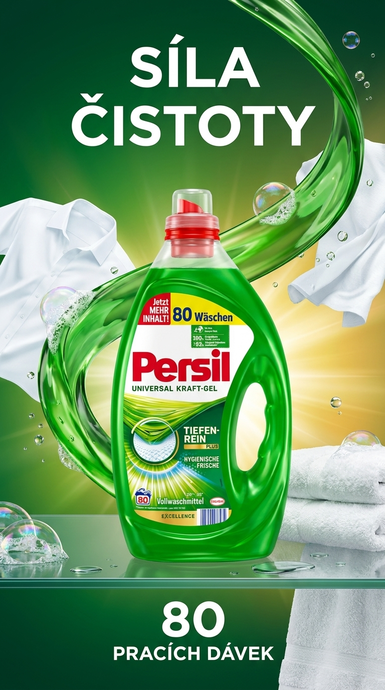Persil univerzální prací gel - lifestyle poster