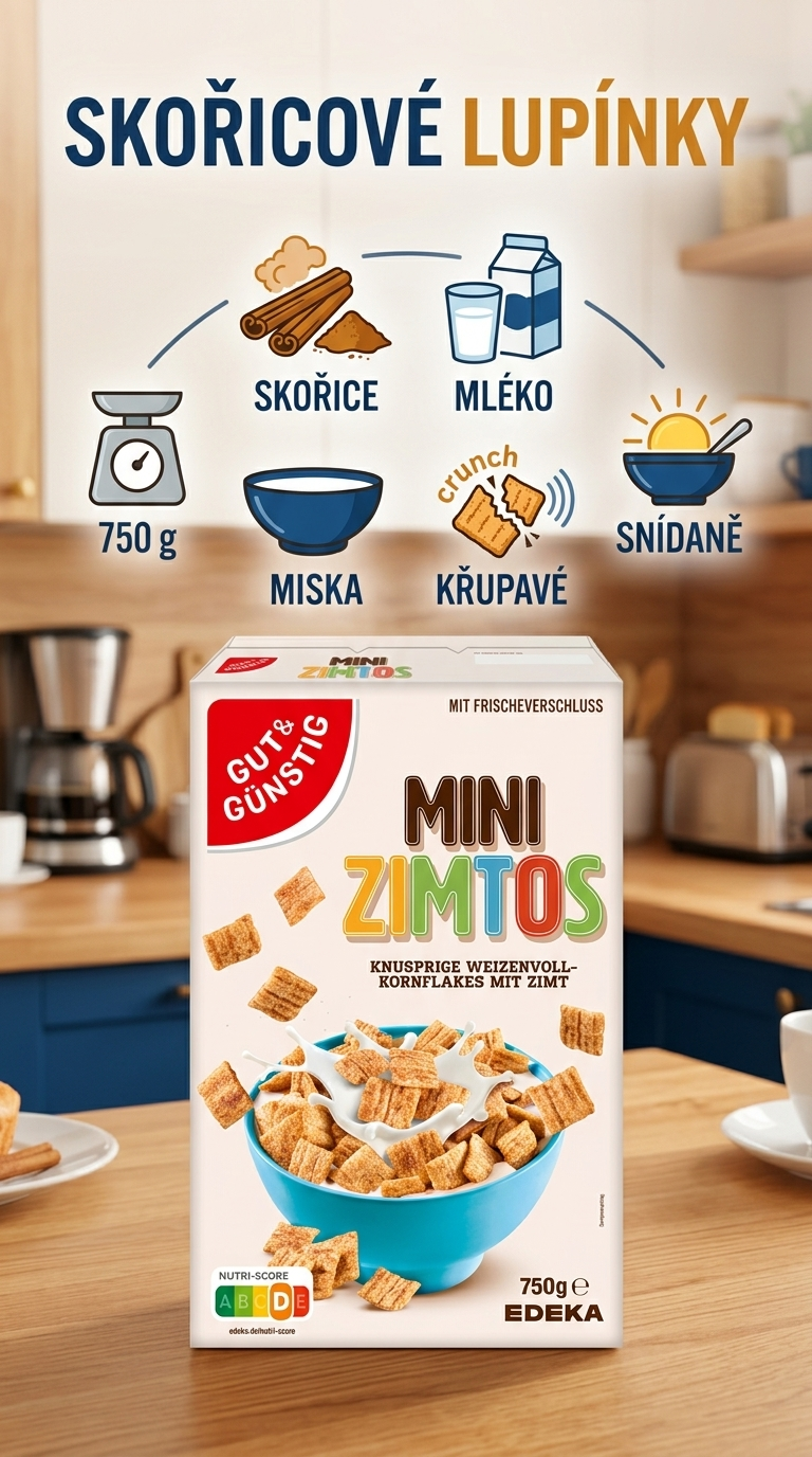 G&G Mini Zimtos - mobilní infografika