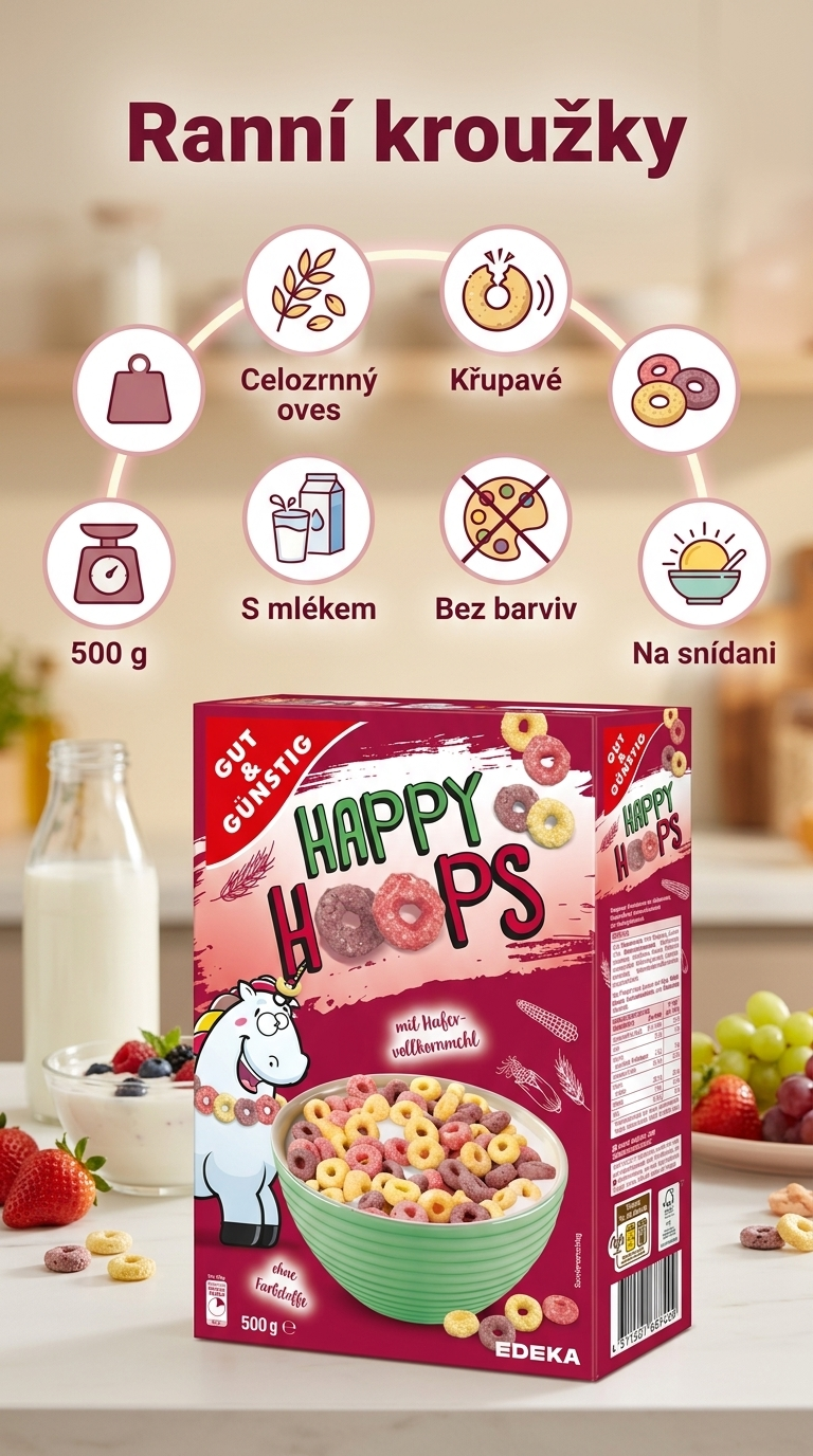 G&G Happy Hoops - mobilní infografika