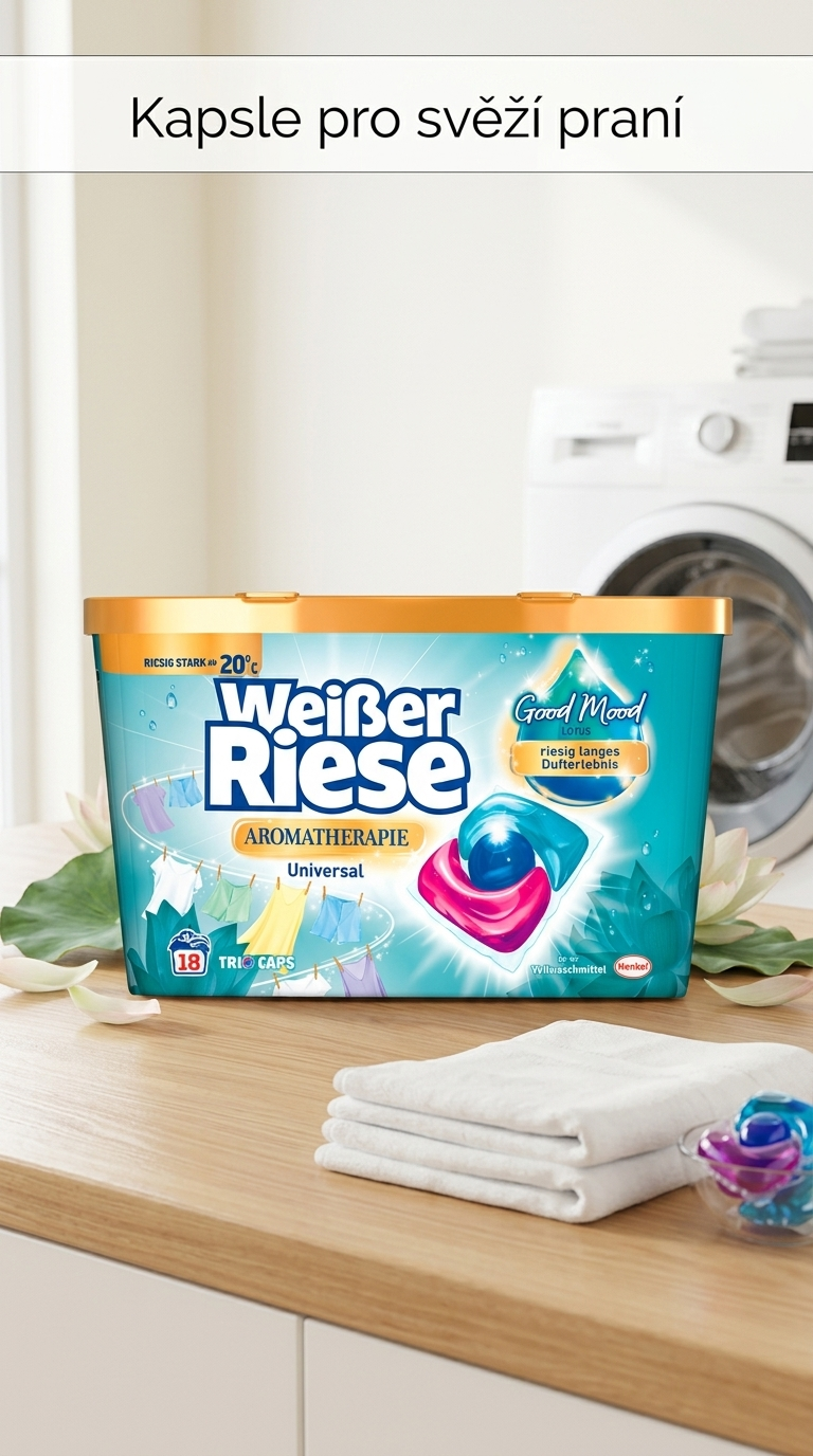 Weisser Riese Trio-Caps Lotus - lifestyle poster