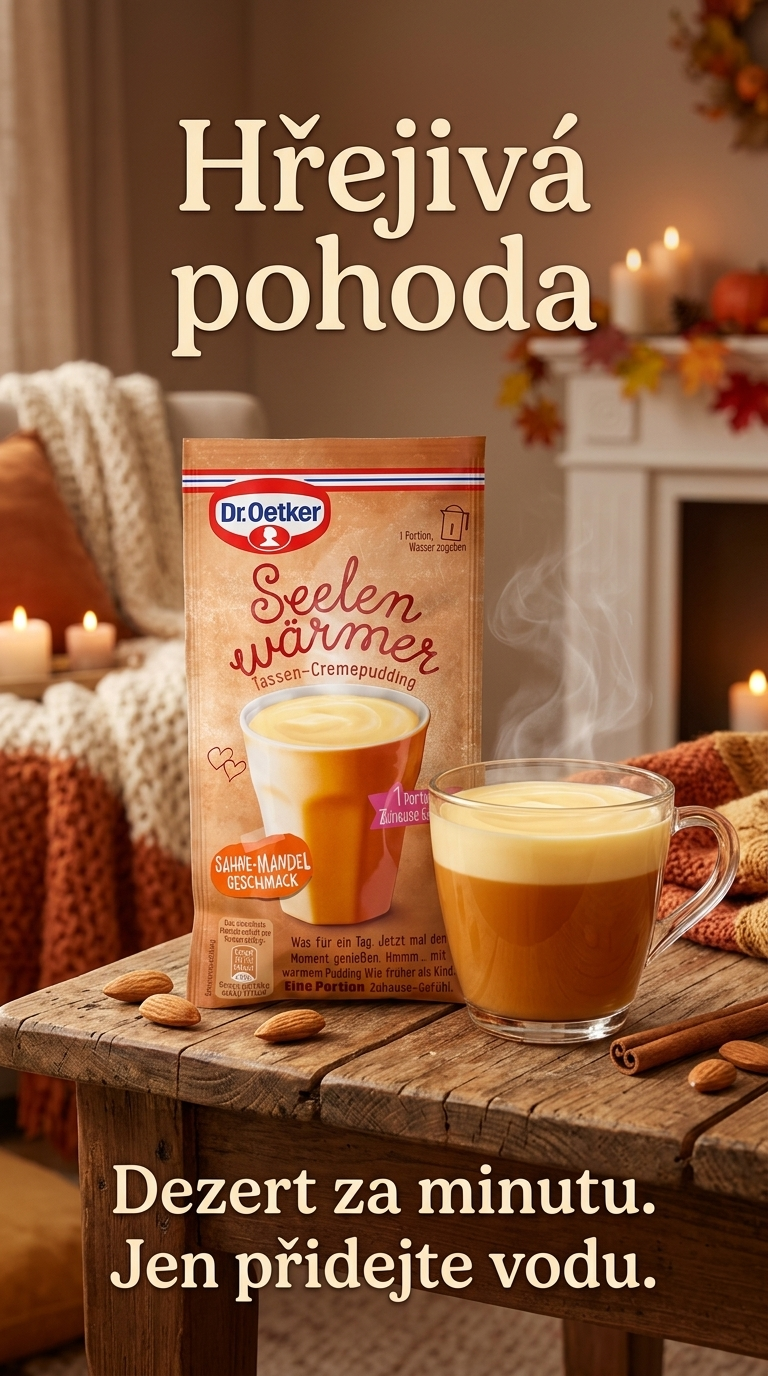 Dr. Oetker Seelenwärmer smetana-mandle - hřejivá pohoda