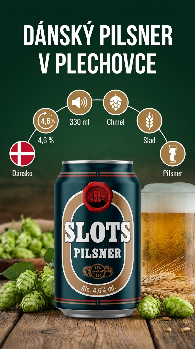 Slots Pilsner - mobilní infografika