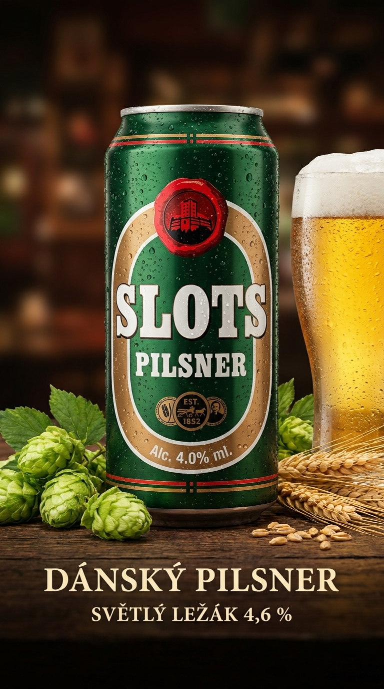 Slots Pilsner - lifestyle poster