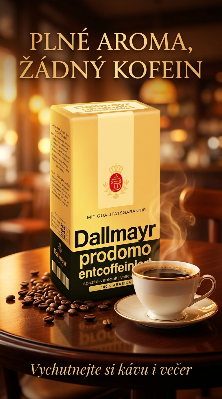 Dallmayr Prodomo bez kofeinu - lifestyle poster