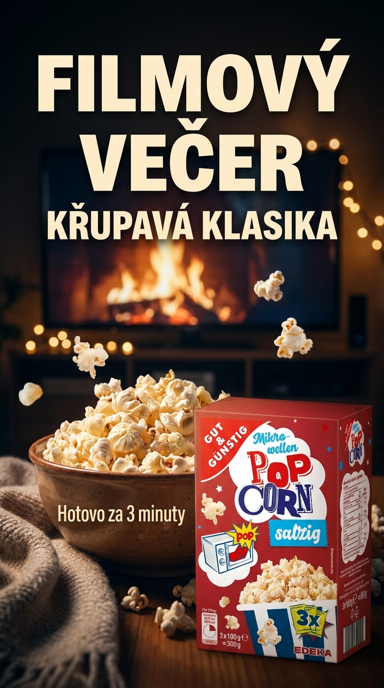 G&G Popcorn do mikrovlnky - filmový večer