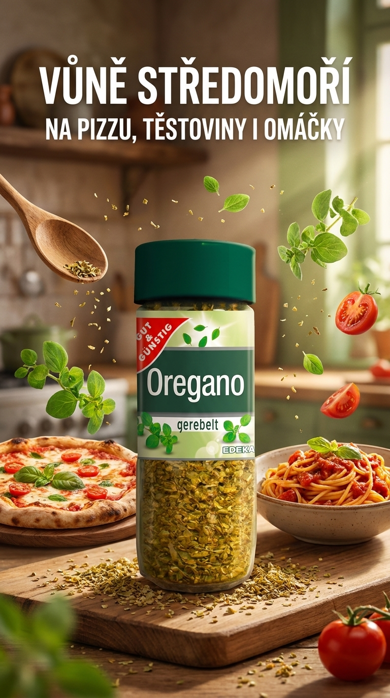G&G oregano v prostředí středomořské kuchyně