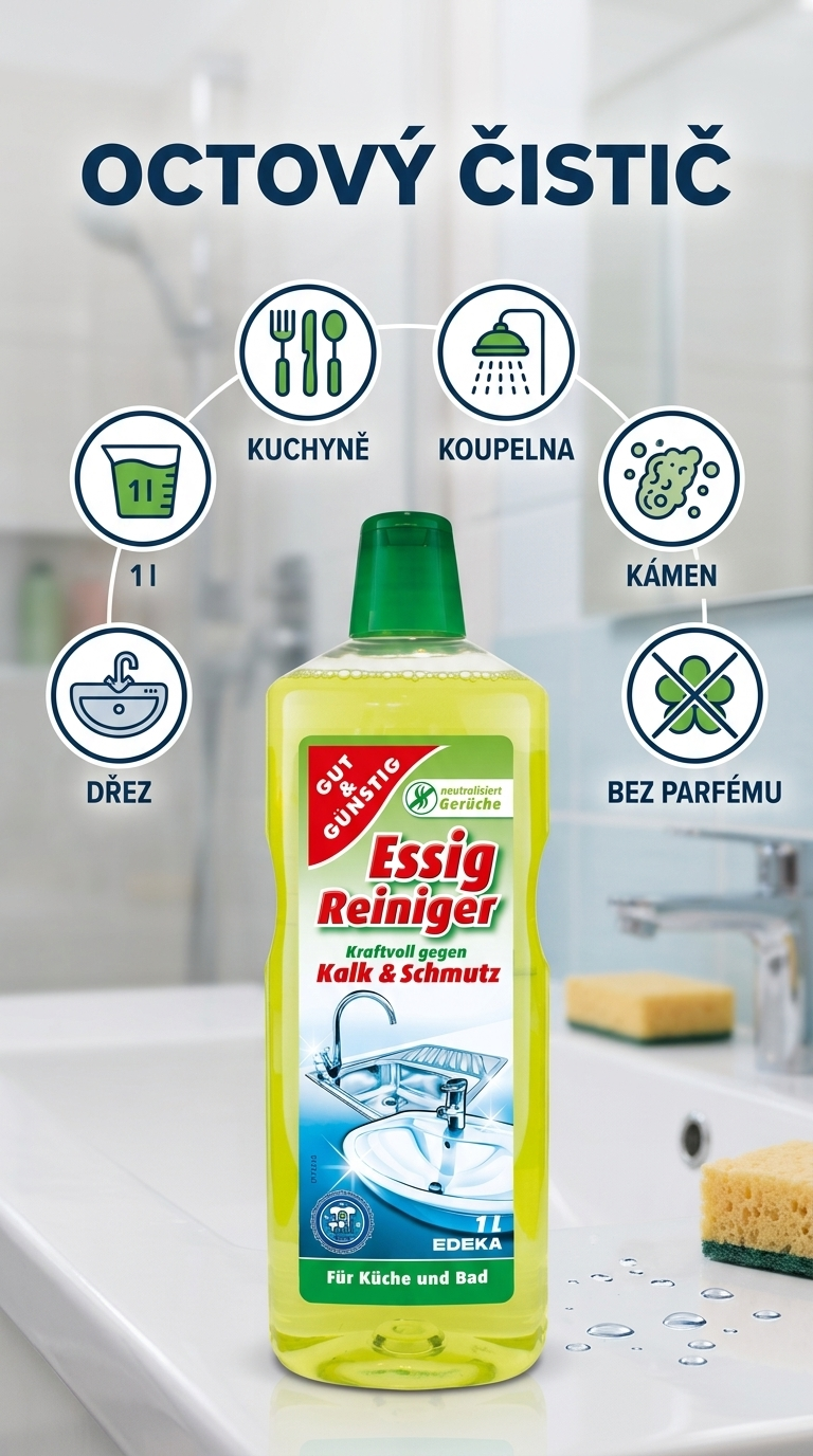 G&G octový čistič - mobilní infografika