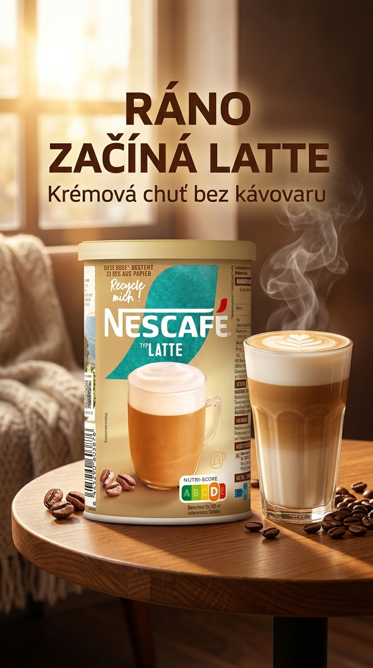 Nescafé Latte 230 g - lifestyle poster