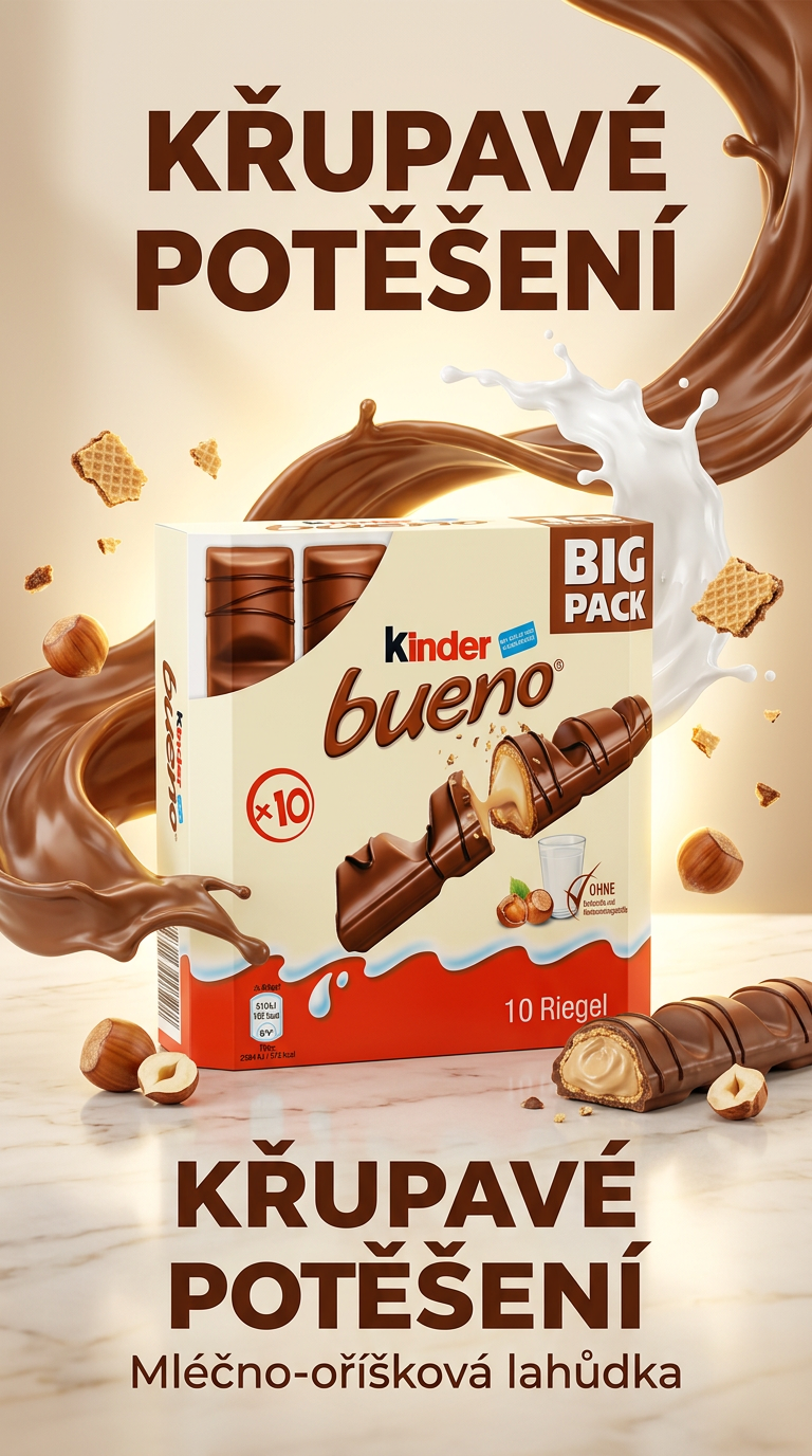 Kinder Bueno 10ks 215g - lifestyle poster