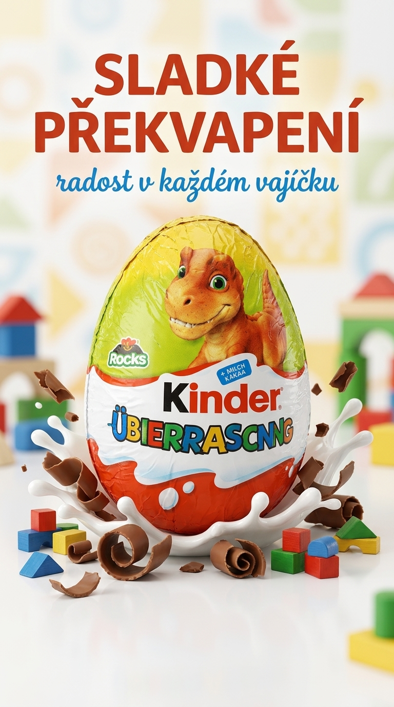 Kinder čokoládové vajíčko s překvapením 20 g - lifestyle poster
