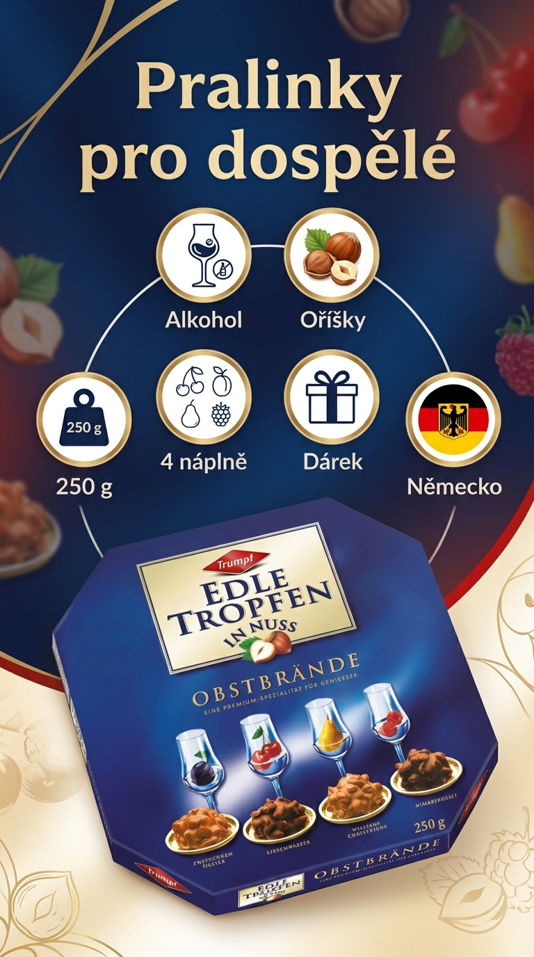 Trumpf Edle Tropfen - mobilní infografika