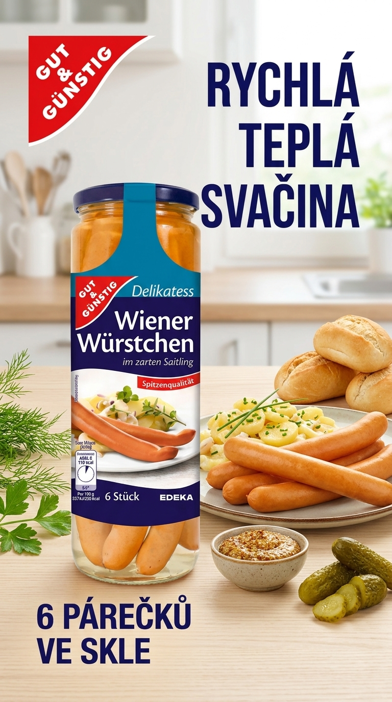 G&G vídeňské párečky - poster