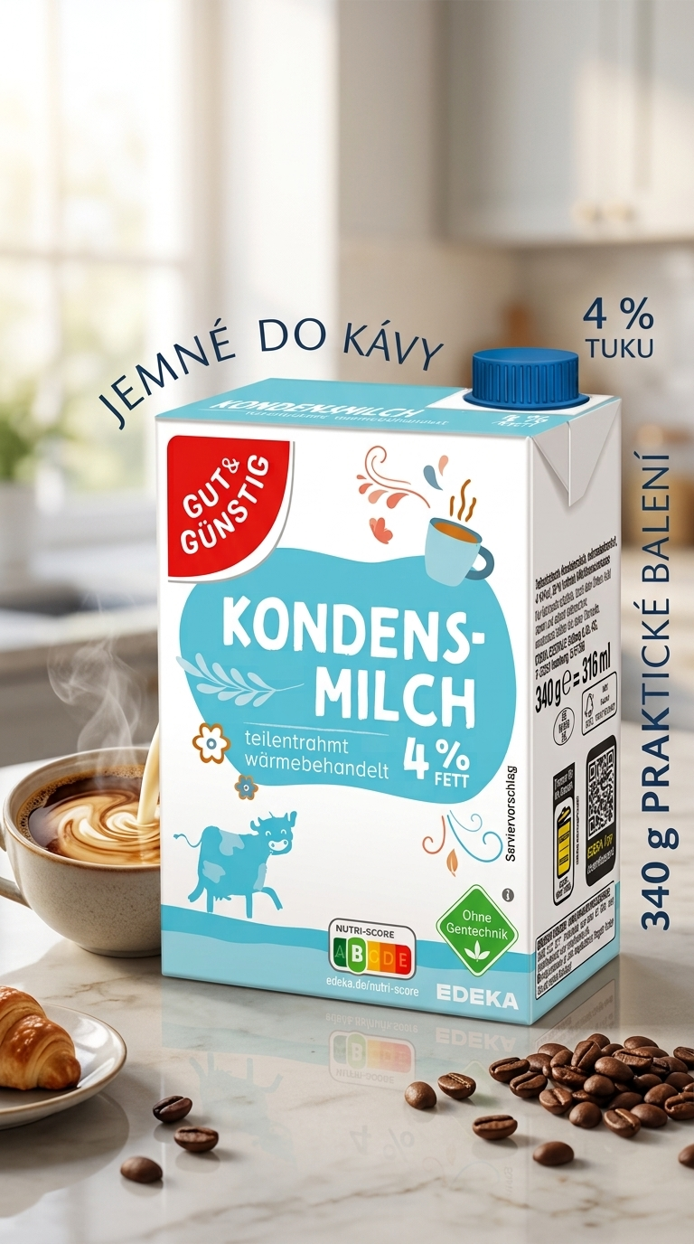 G&G kondenzované mléko 340 g - poster