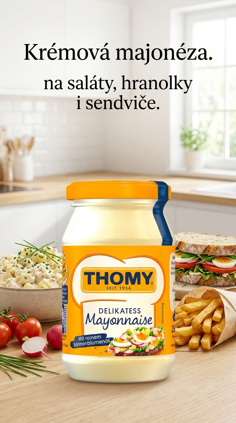 Thomy delikátní majonéza - lifestyle poster
