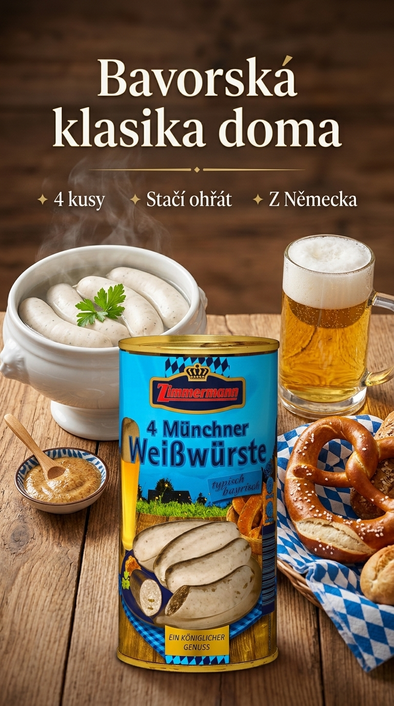 Zimmermann Mnichovská bílá klobása - lifestyle poster