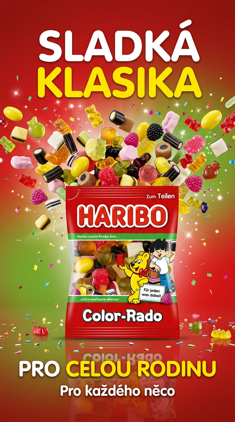 Haribo Color-Rado 175 g - lifestyle poster