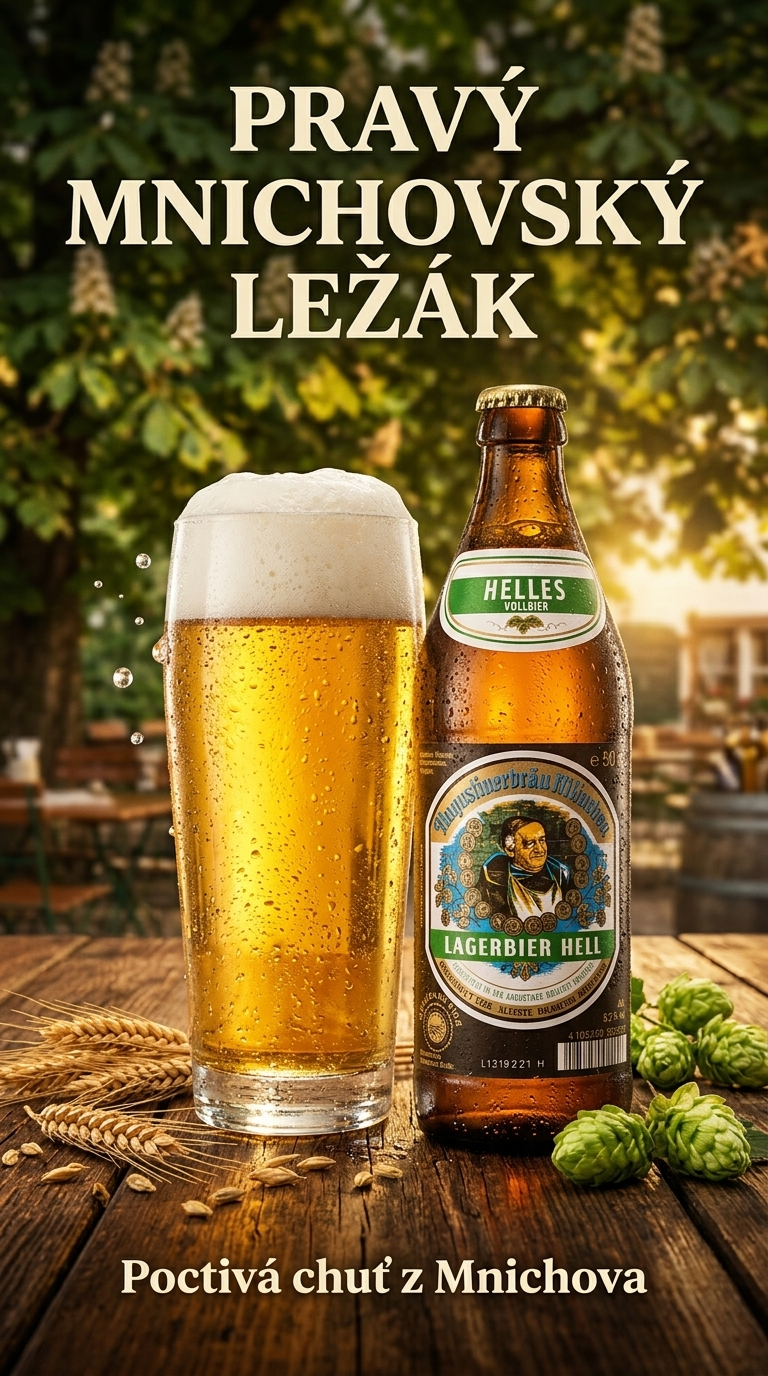 Augustiner Lagerbier Hell - lifestyle poster