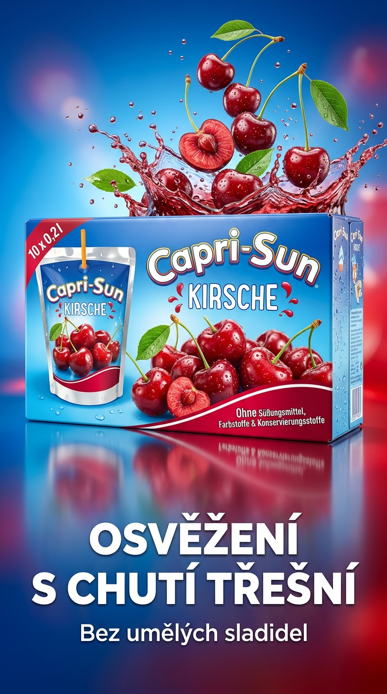 Capri-Sun Třešeň 10 x 200 ml - lifestyle poster