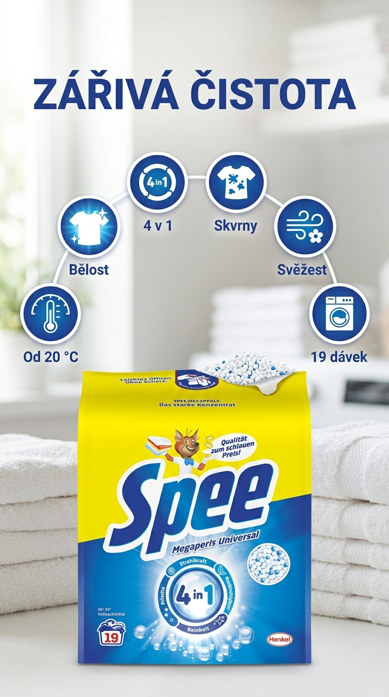 Spee Megaperls 4v1 - mobilní infografika
