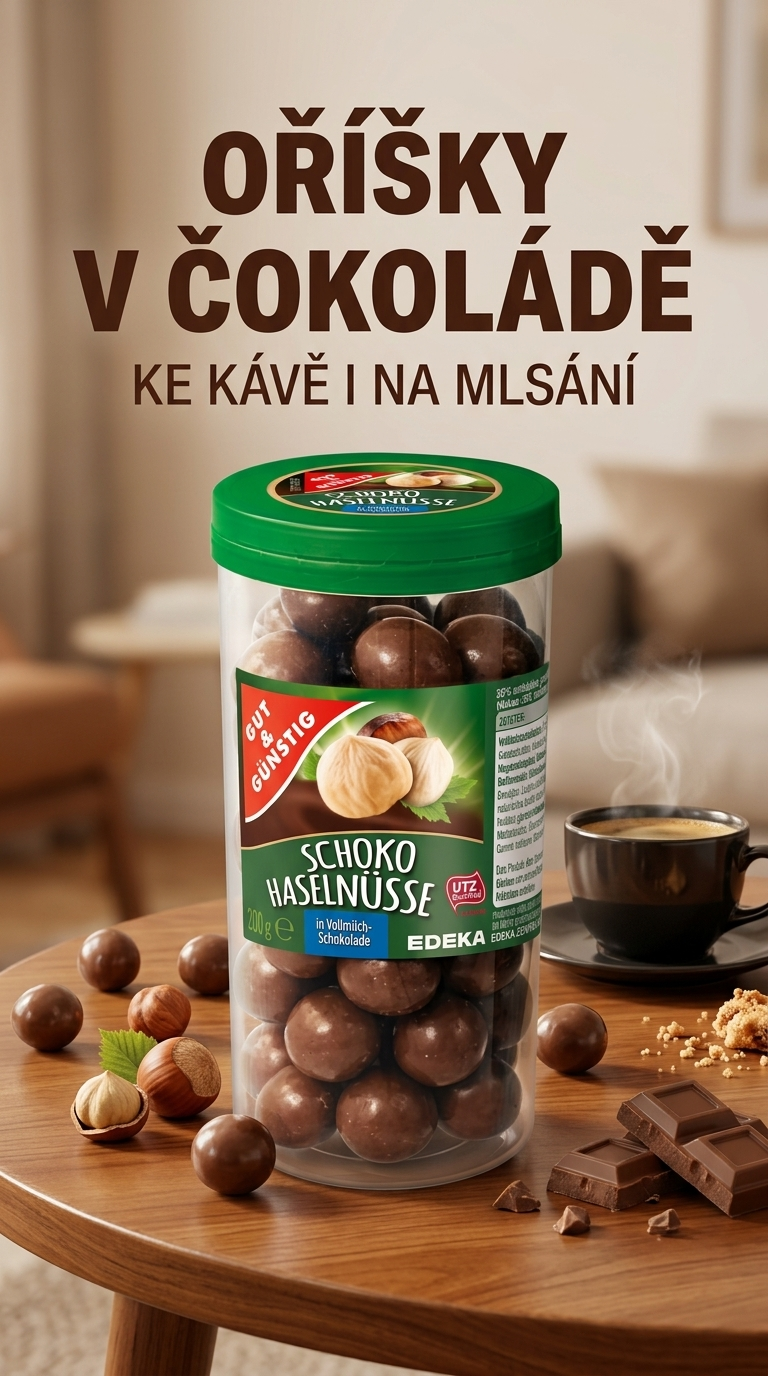 G&G Lískové oříšky v mléčné čokoládě - poster