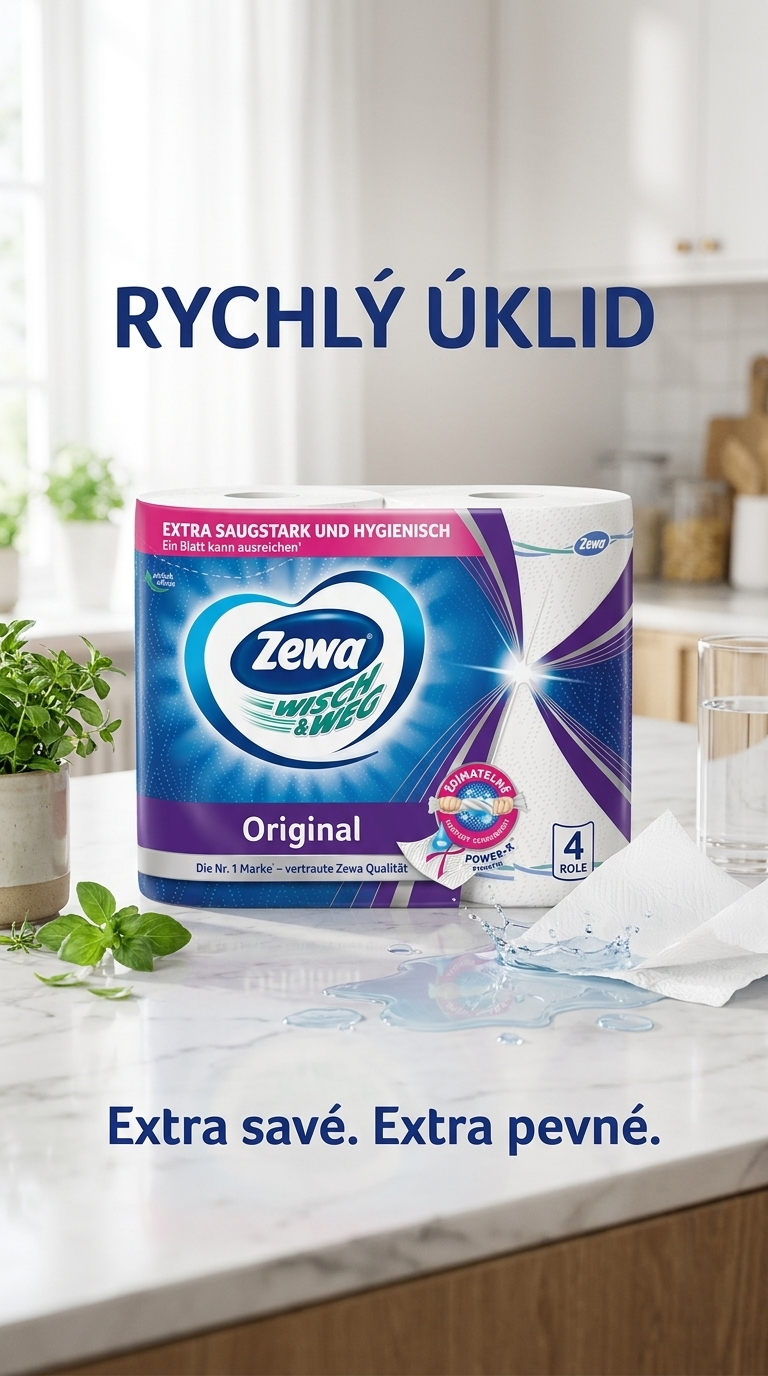 Zewa Original kuchyňské utěrky - lifestyle poster